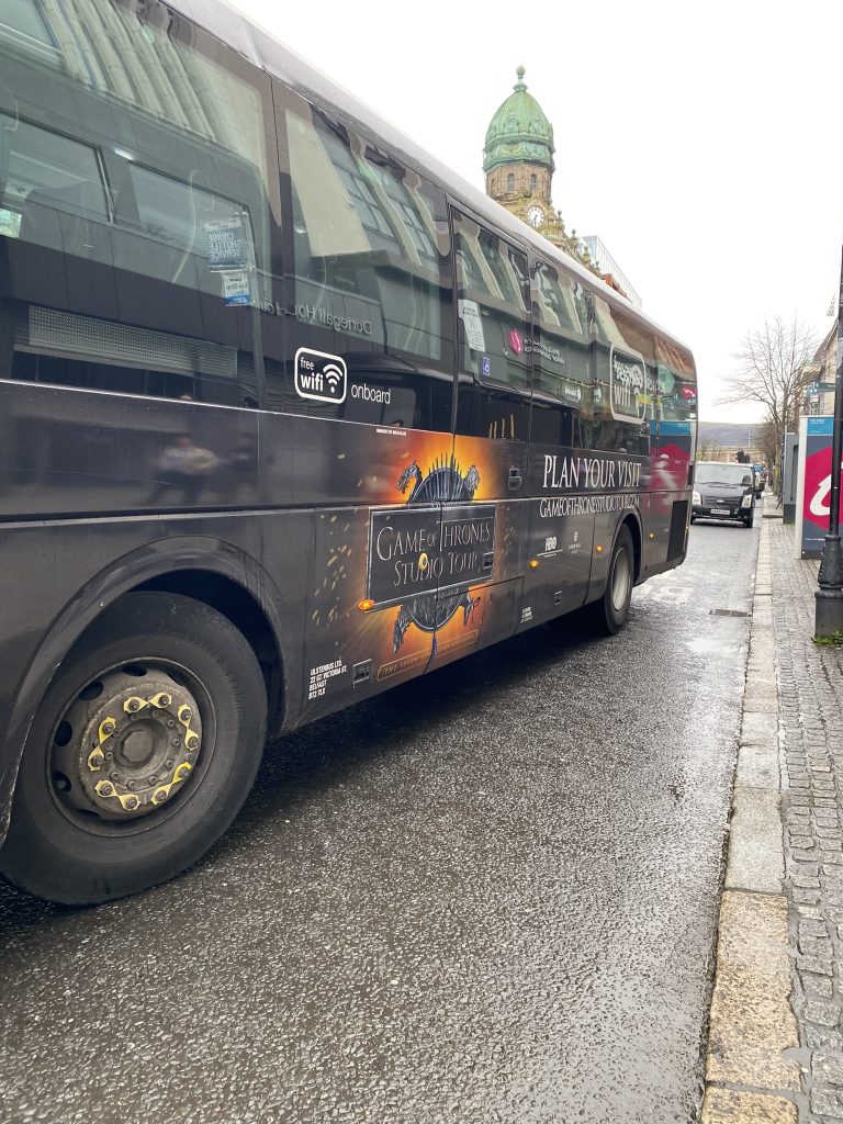 Bus Game of Thrones Belfast.