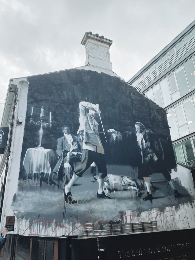 Street art dans les rues de Belfast.