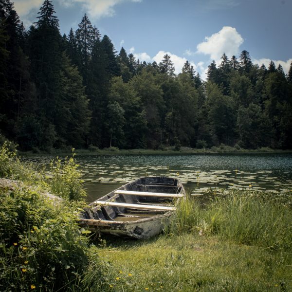 Barque sur le Lac Genin