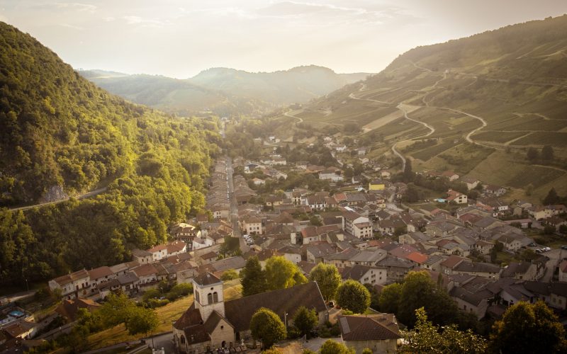 Coucher de soleil sur le Mont Carmier - Cerdon