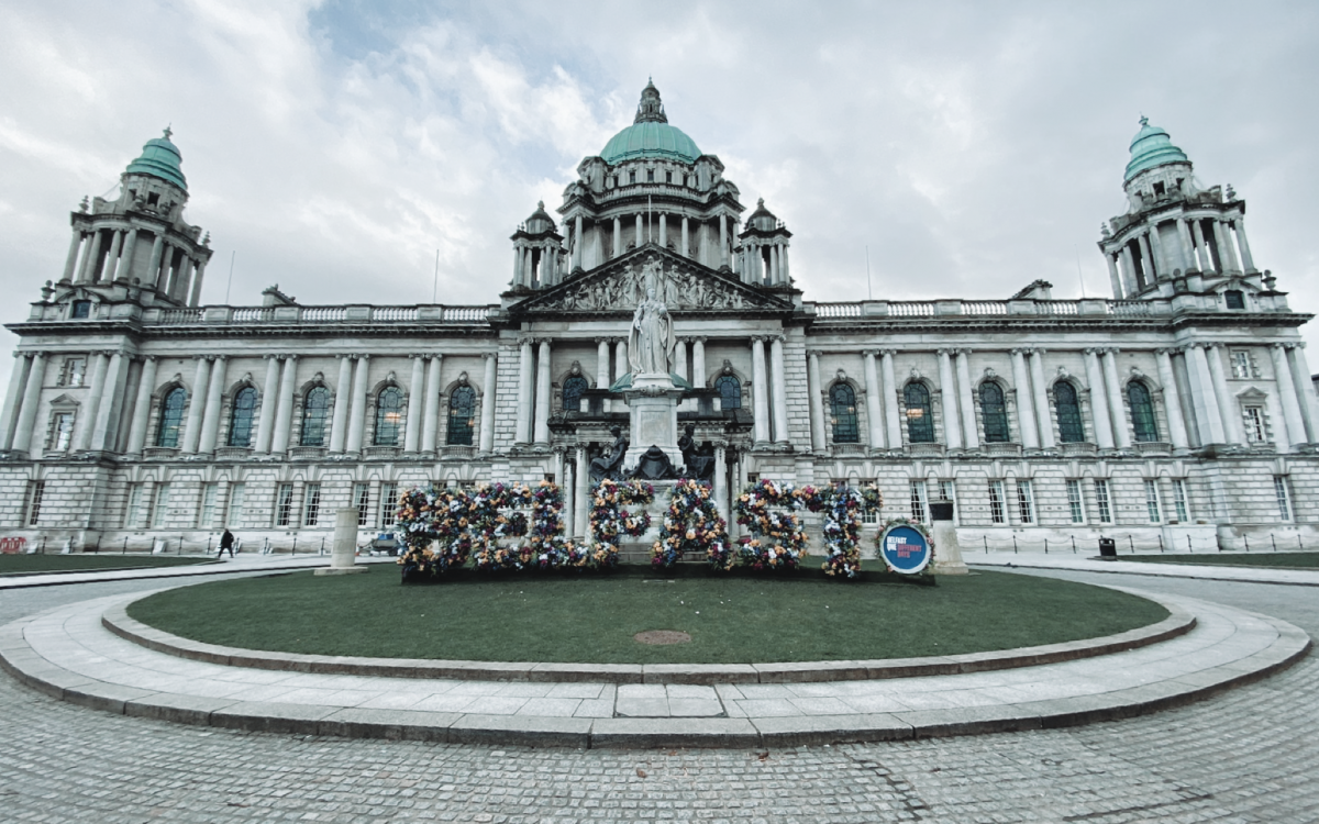 Façade de la mairie de Belfast - City Hall